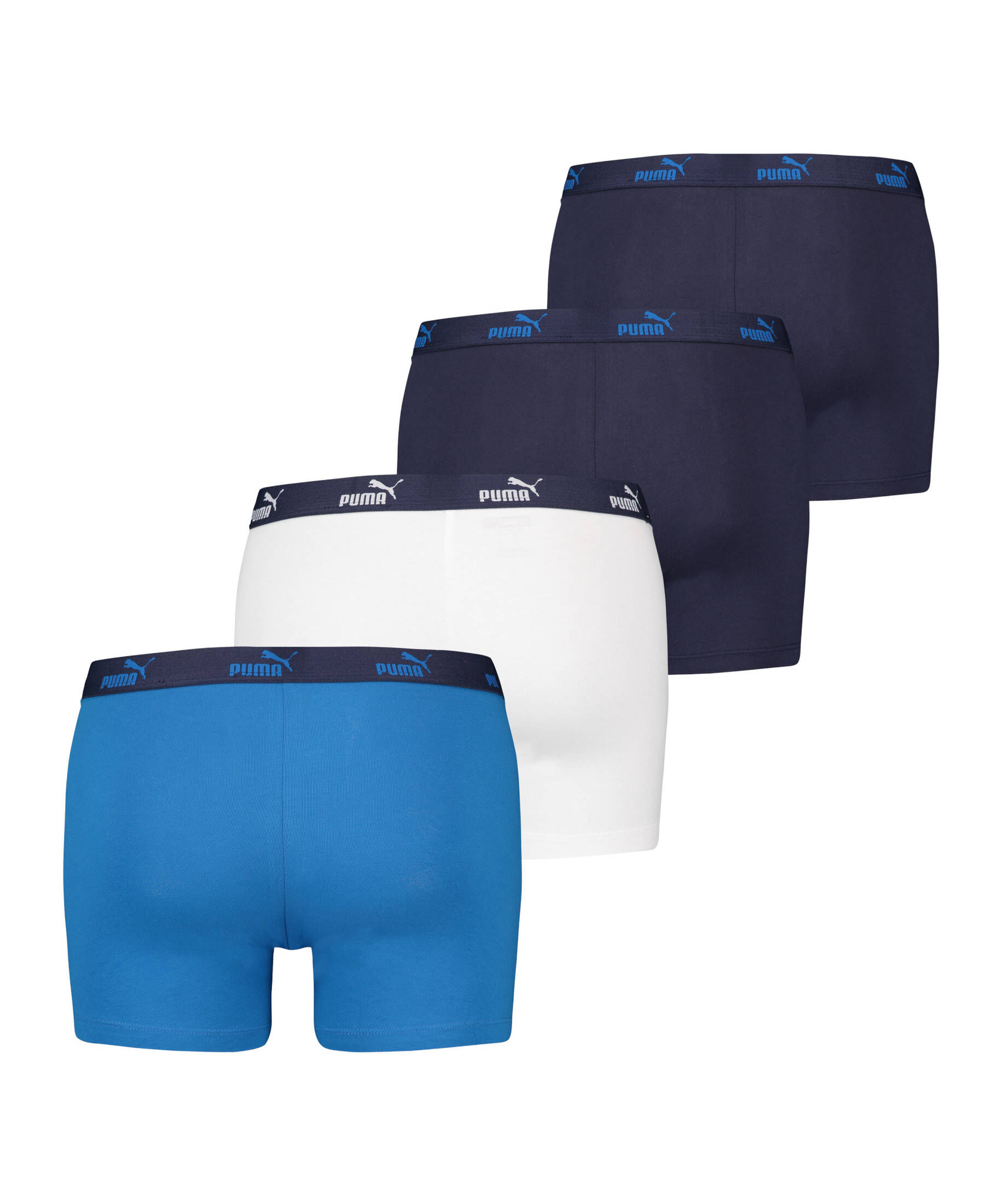 Puma| Herren Underwear - Boxershorts Promo Solid Boxer 4er Pack
