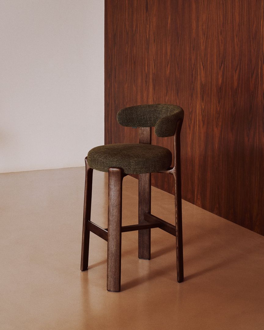 Kave Home   Granite Hoog Barstoel