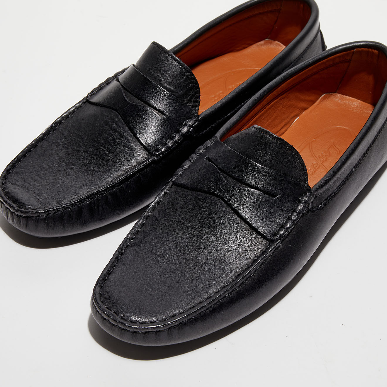 Loafers Mocassins en Cuir Martin noirs