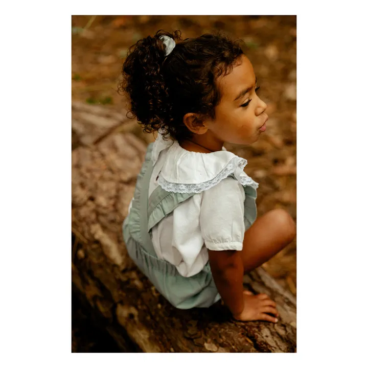 Lililotte Exclusivité Lililotte x Smallable - Combishort Margaret | Vert Eucalyptus