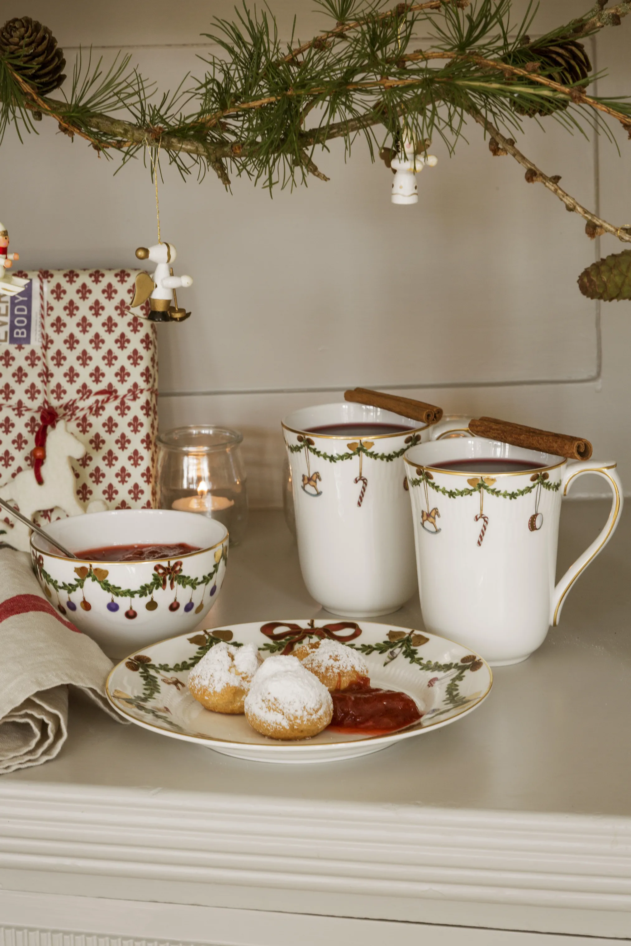 Royal Copenhagen Stjerne Riflet Jul Tallerken