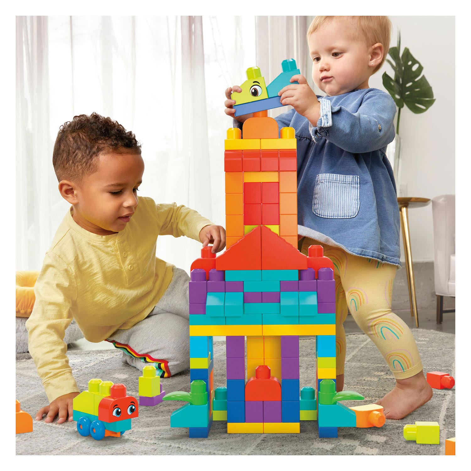 Mega Bloks - Bigger Building Bag Bouwblokken, 150dlg.