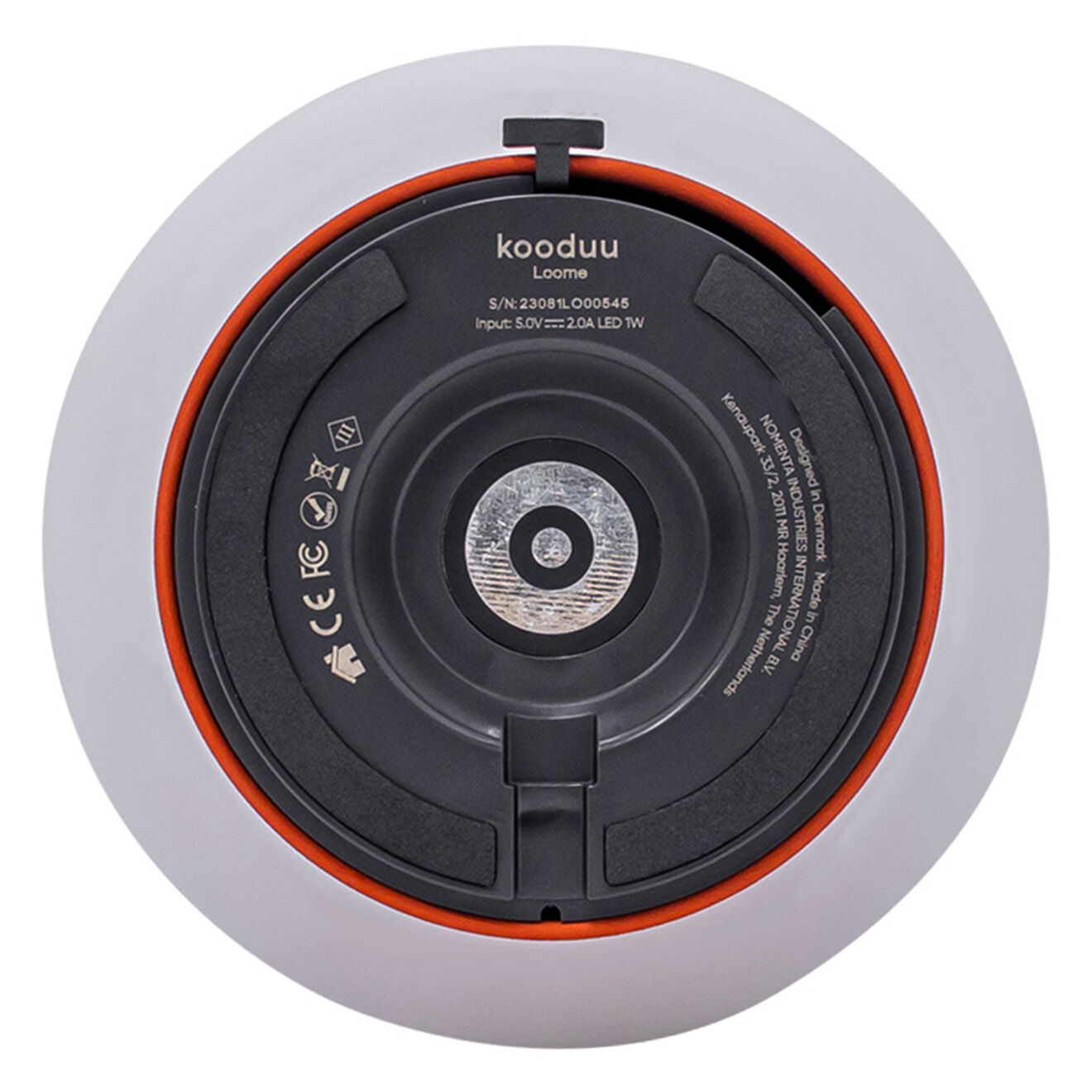 Kooduu Lampe de table Loome orange - 13x13x21 cm