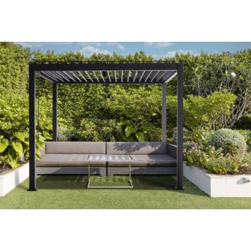 Pergola Basic Antraciet 3x3m