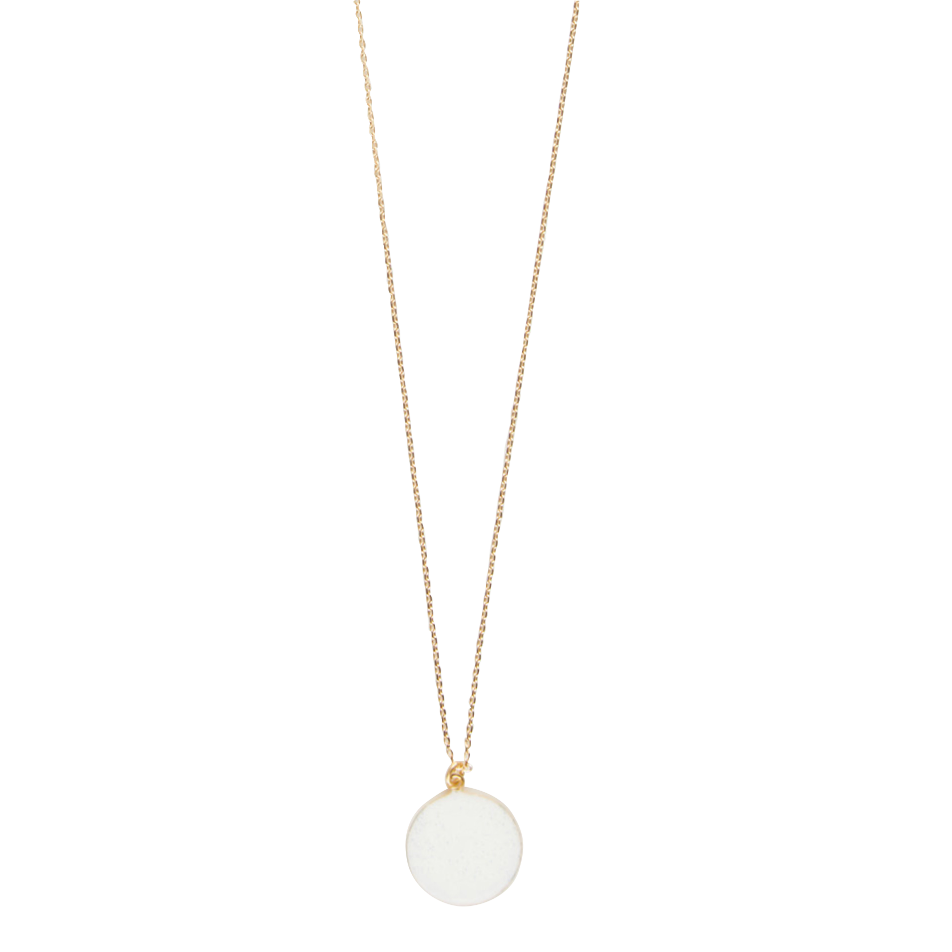 INDIEN - Collier en plaqué or | Beige