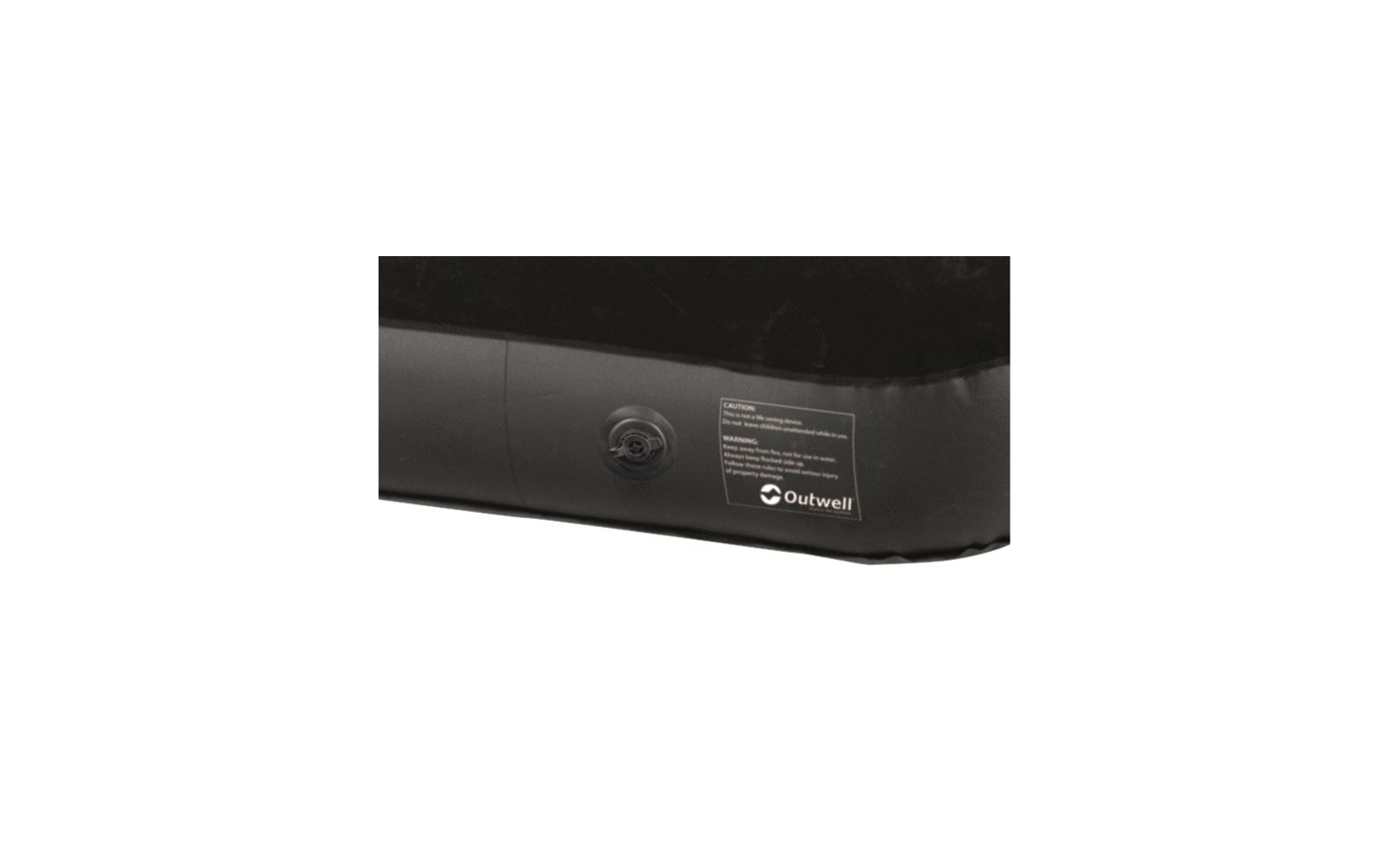Outwell Classic Single Luftmatratze 185 x 70 cm schwarz/grau