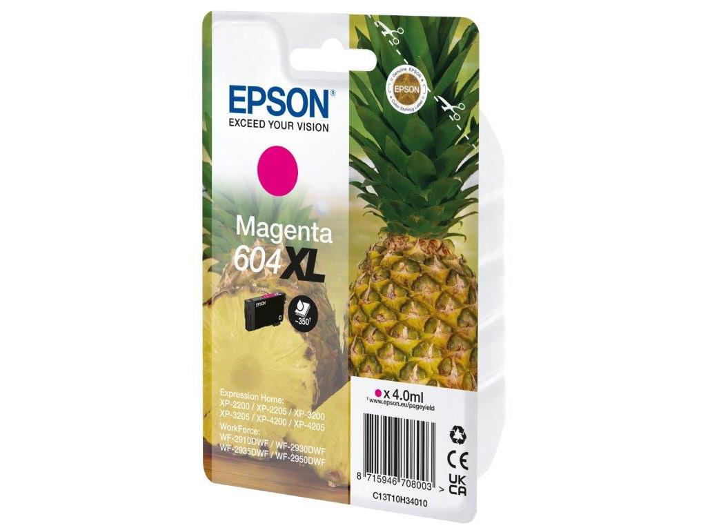 TINTEIRO ORIGINAL EPSON SINGLEPACK MAGENTA 604XL