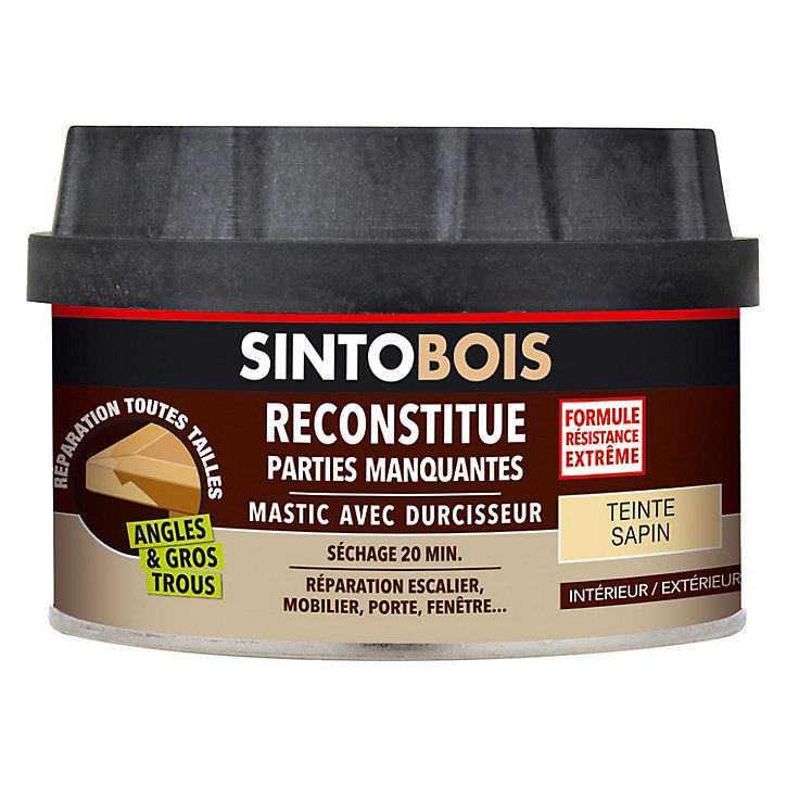 Mastic à bois teinte sapin Sintobois 170ml