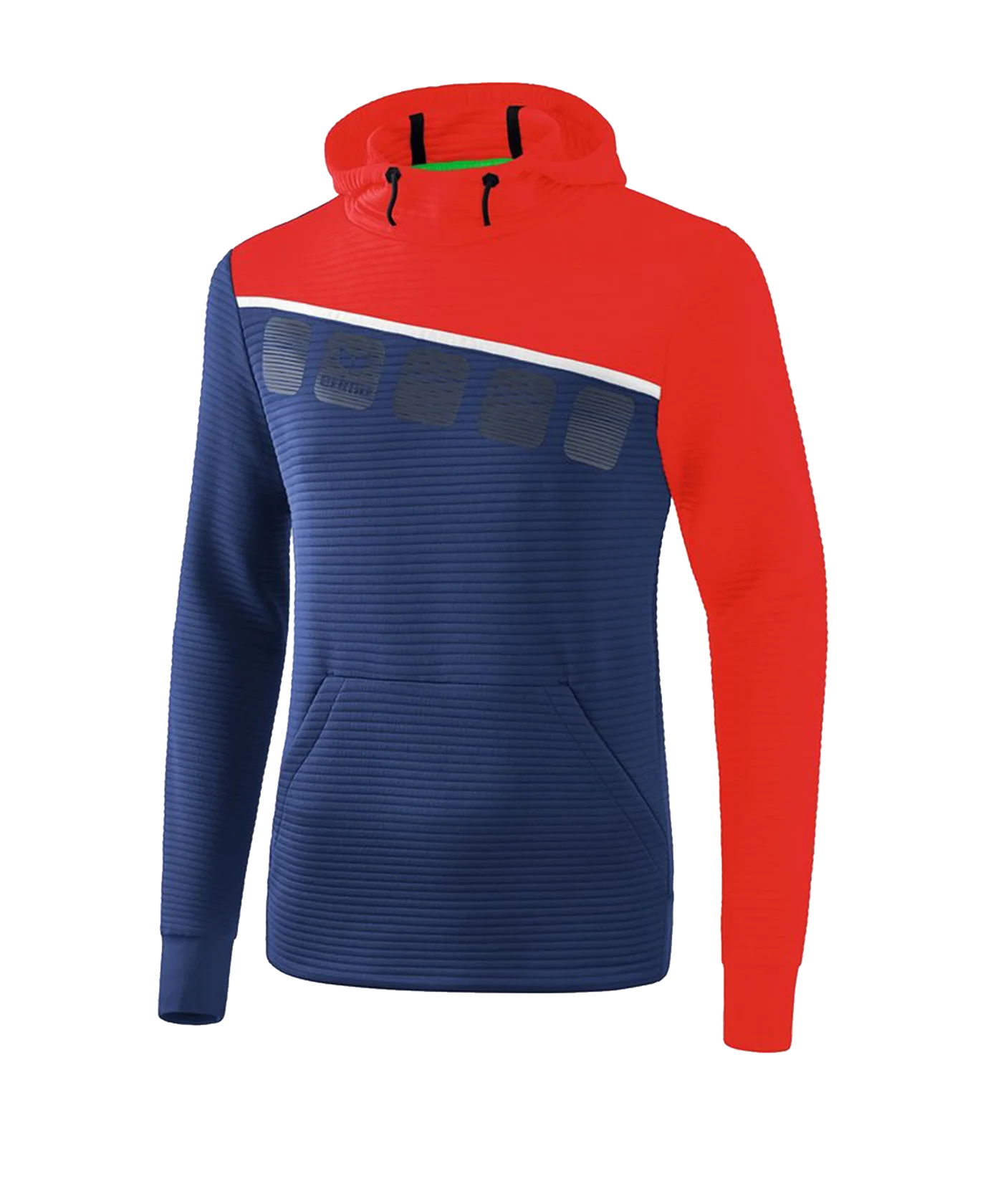 Erima 5-C Kapuzensweat Blau Rot