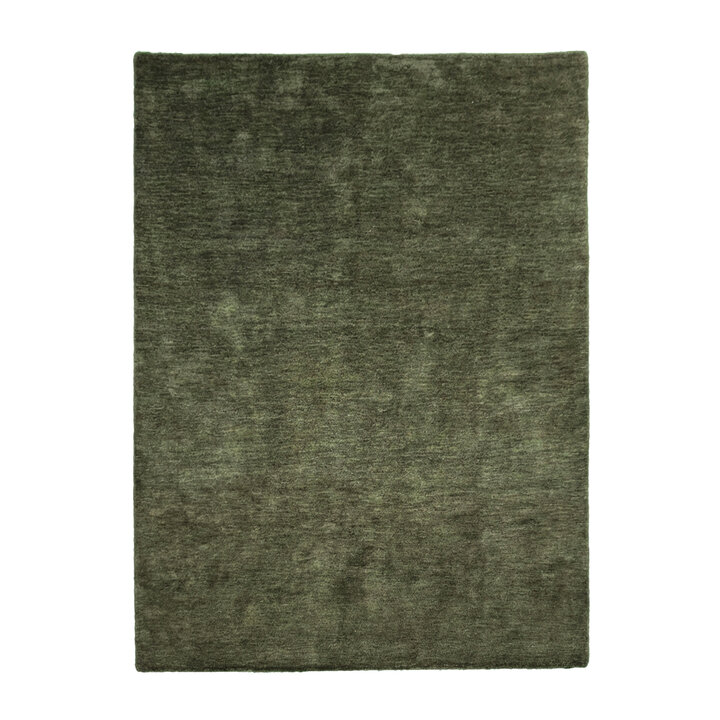 Wollen vloerkleed - Leone Groen