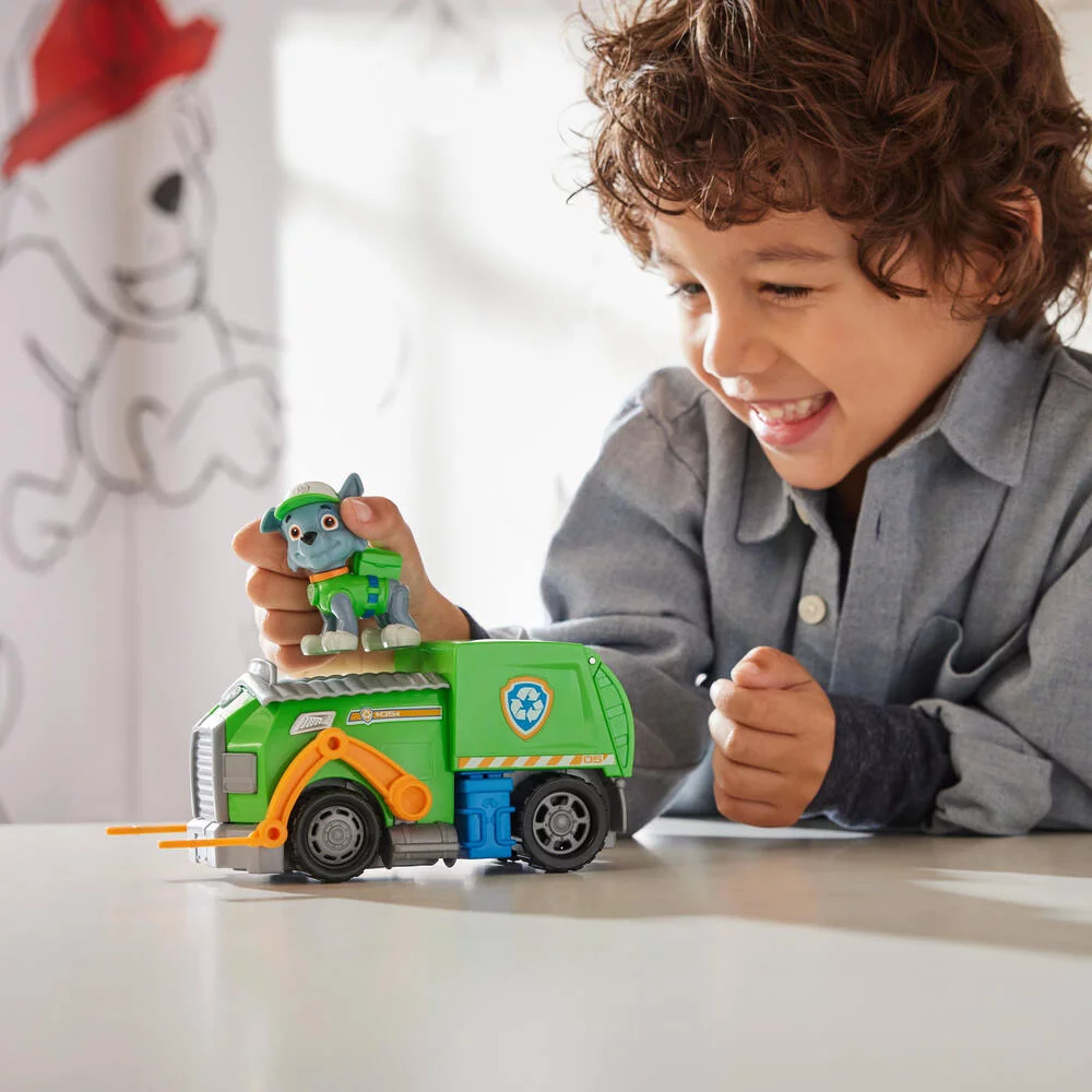 PAT'PATROUILLE  - VEHICULE ET FIGURINE ROCKY