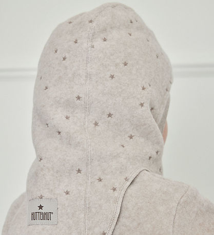 Huttelihut Schlupfmütze - Fleece - 2-lagig - Camel Melange m. St