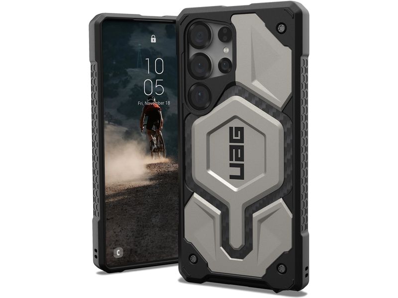 UAG Back Cover Monarch Pro Galaxy S25 Ultra Titanium Schutzhülle für das Samsung Galaxy S25 Ultra