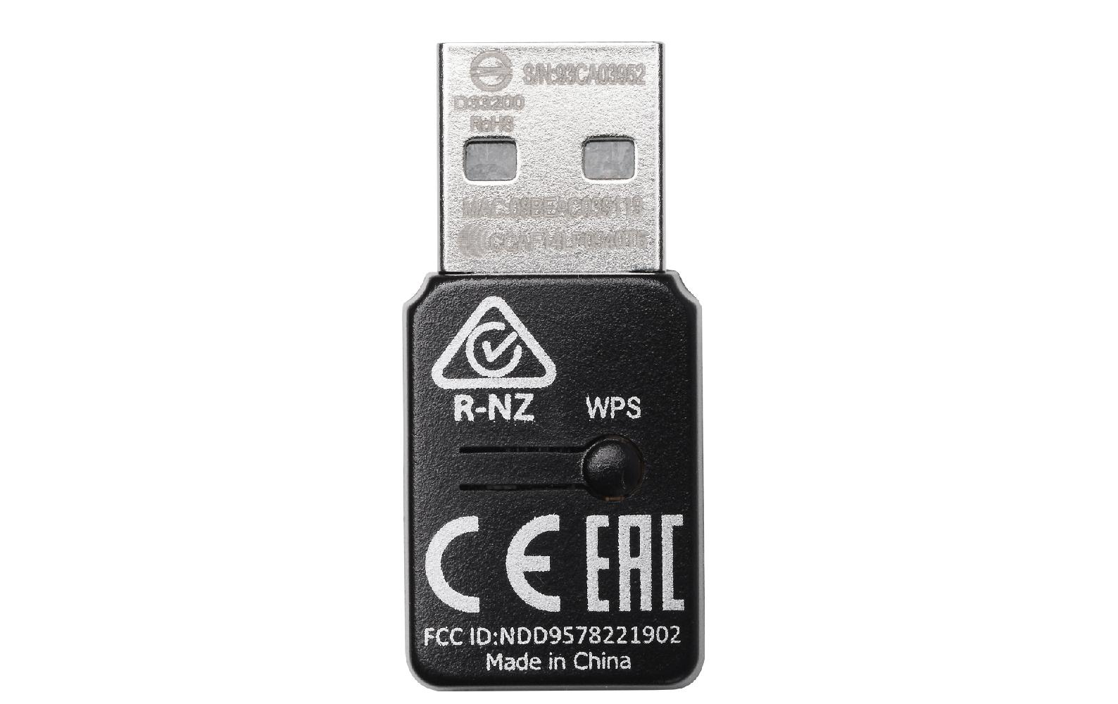 WLAN-N USB-Stick EW-7722UTN V3N300 Wi-Fi 4 Mini USB Adapter
