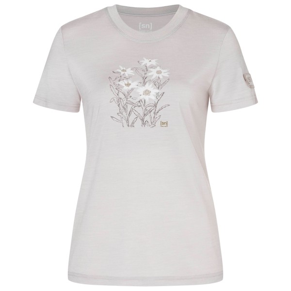 super.natural - Women's Edelweiss Bio Jersey Tee - Haut en mérinos