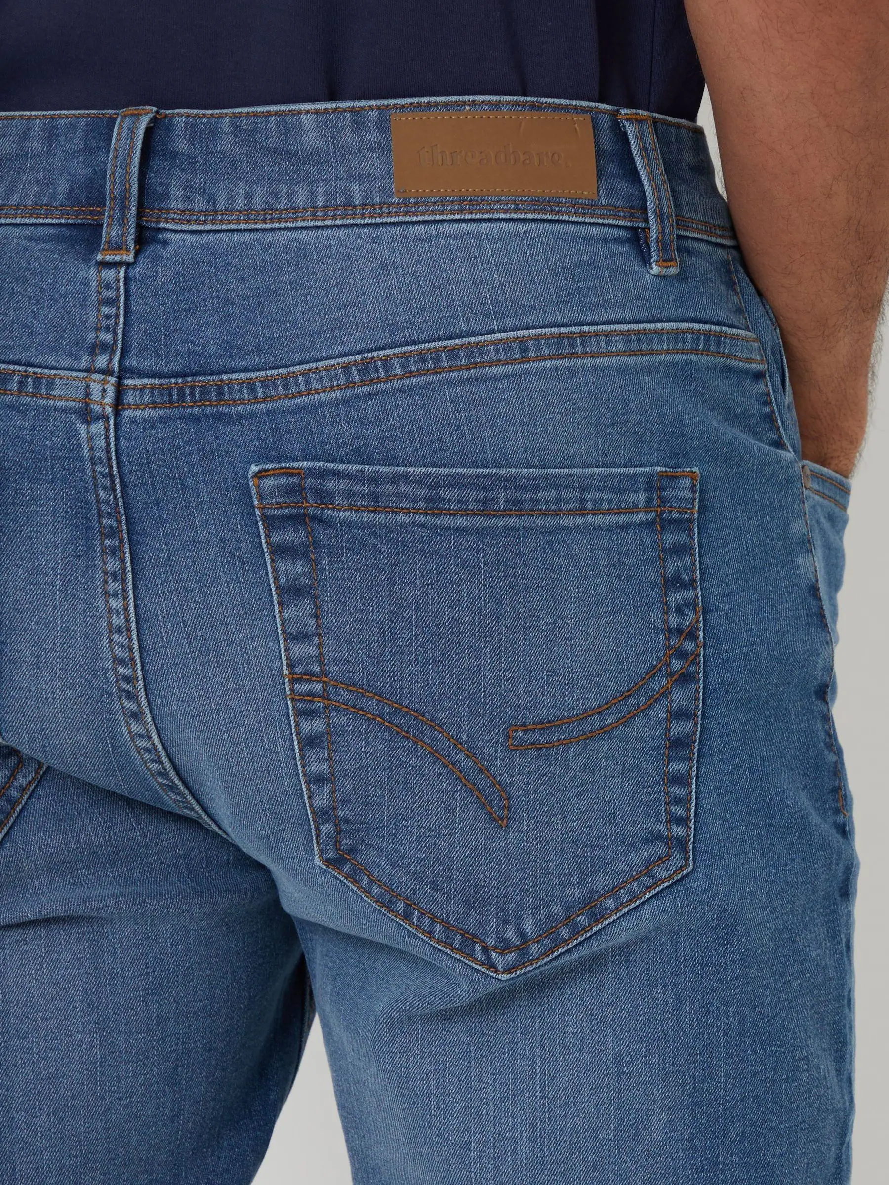 Light wash - Threadbare - Slim-fit jeans met stretch