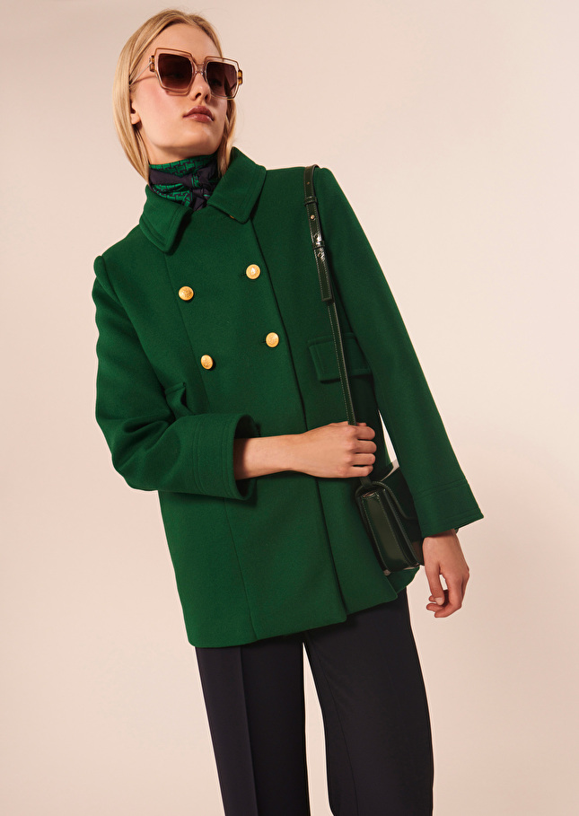 Manteau Marcvert en velours de laine