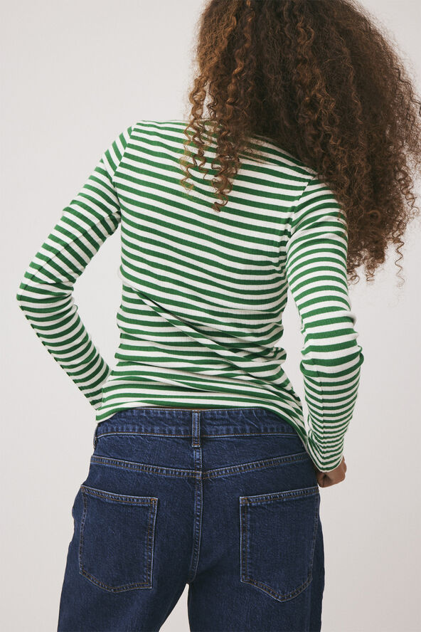 Magasin du Nord Collection Milla 1G Green  tambourine / star white stripe