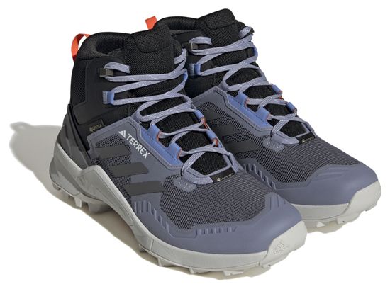 Chaussures de Randonnée adidas Terrex Swift R3 Mid GTX Bleu Gris