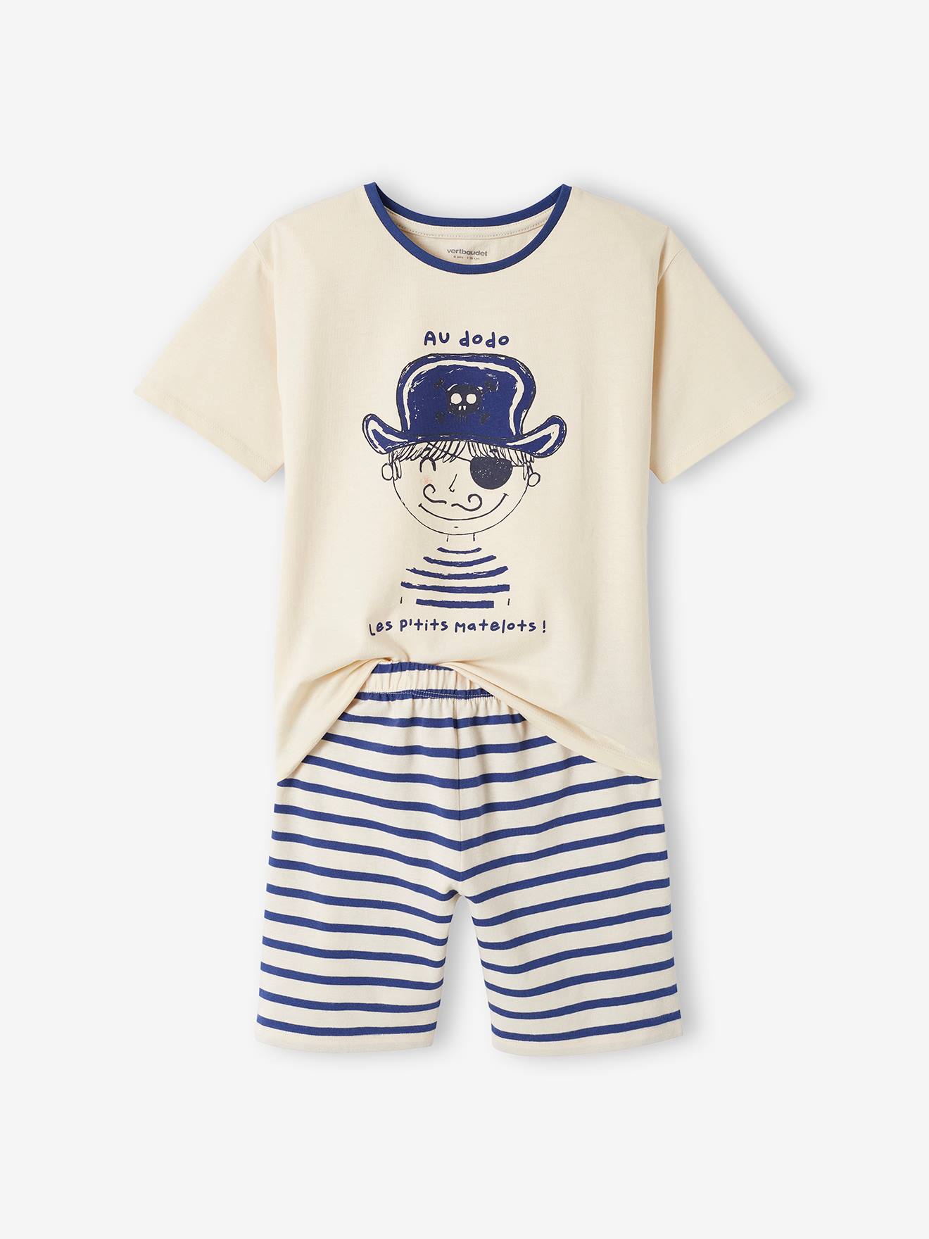 Pijama com shorts para meninos