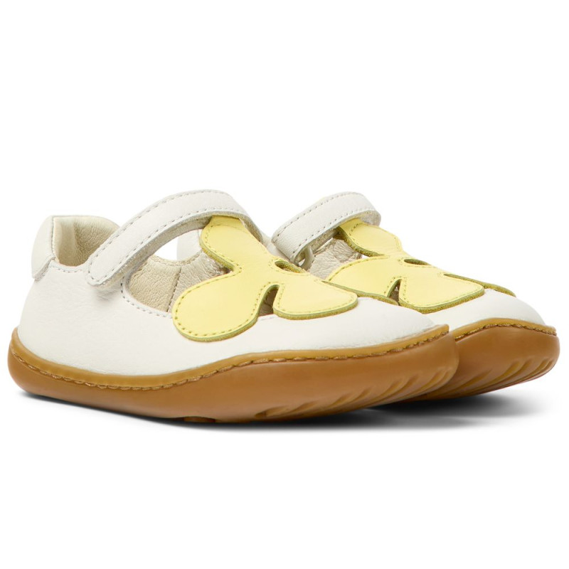 Camper Camper Peu Twins  Blanc Et Jaune