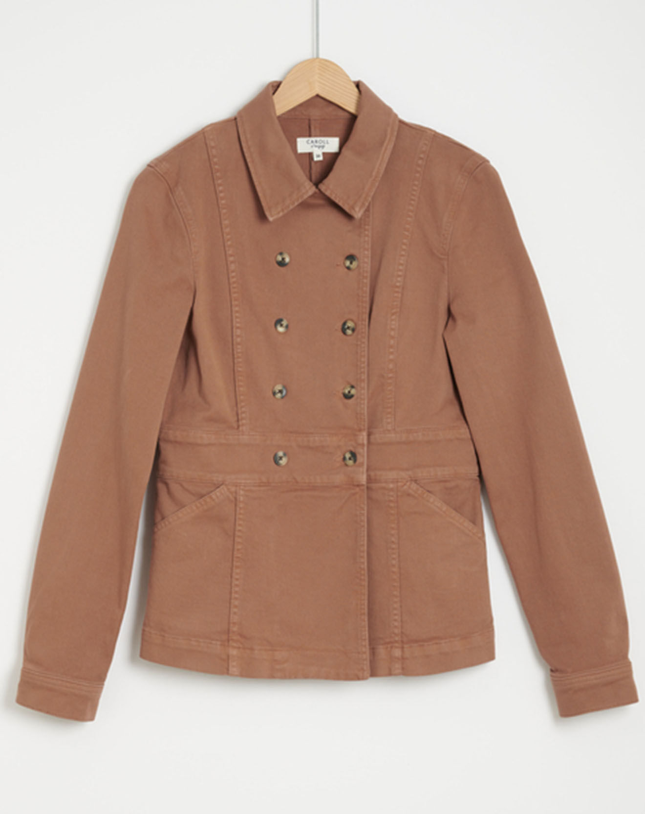 Caroll Veste Coralie marron