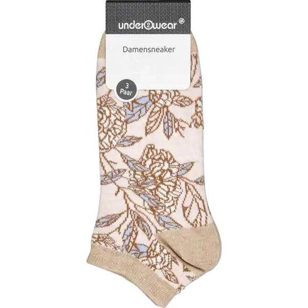 3er Pack Spring flower rosa / beige Gr. 35 / 38
