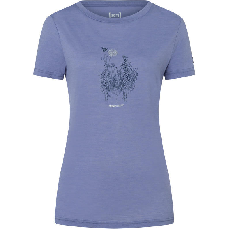 Super.Natural Damen Flowerhands T-Shirt