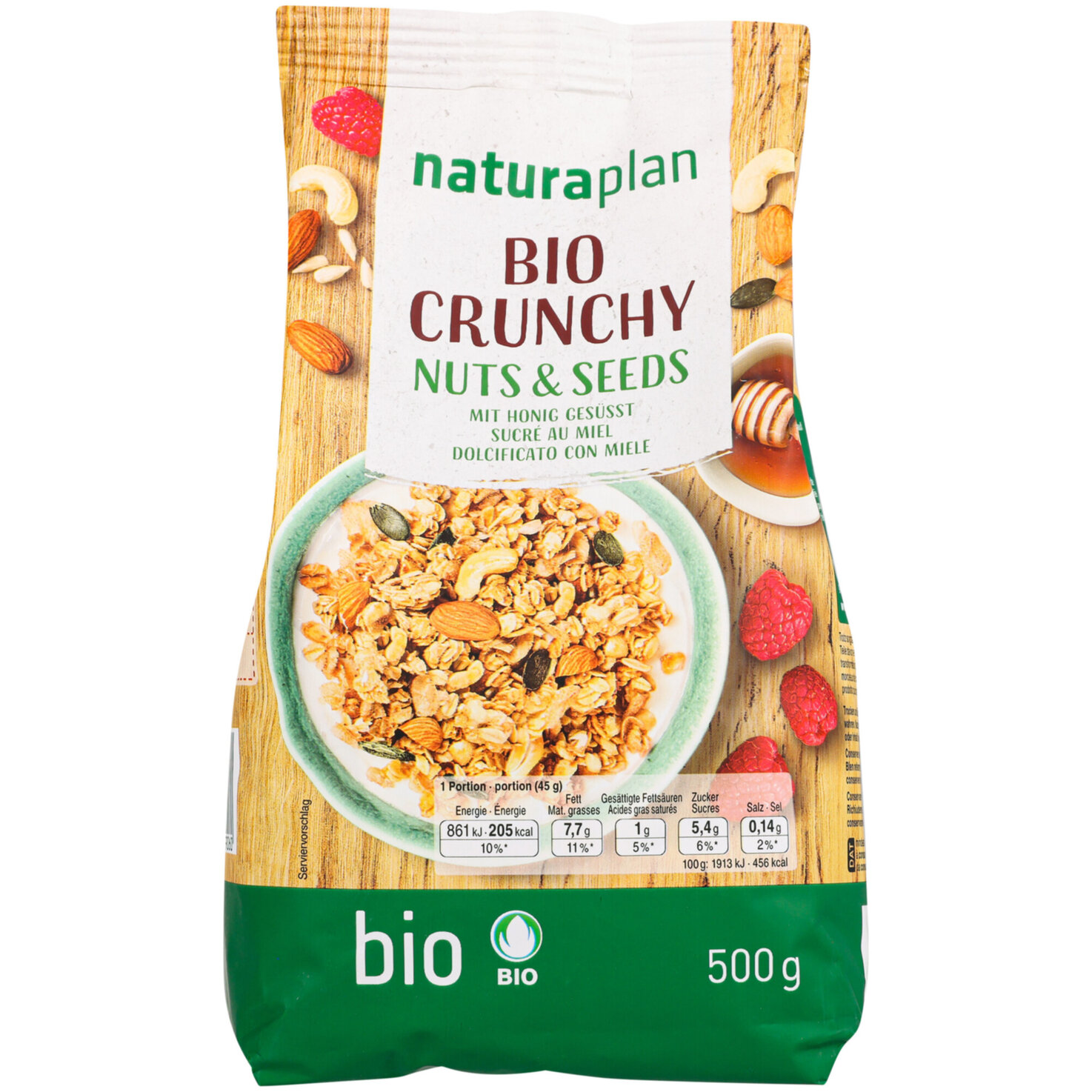 Naturaplan Bio Crunchy Nuts&Seeds 500G