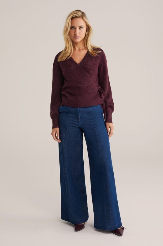 WE Fashion - Dames Omslagvest - Met Structuur
