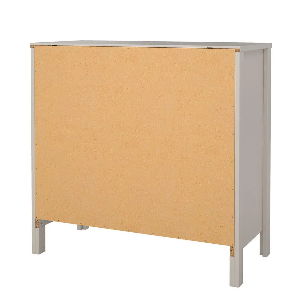Hioshop Madrid ladekast 3 lades cashmere
