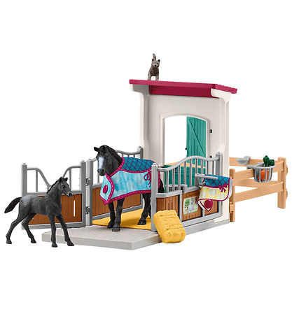 Schleich Horse Club - Hesteboks m. Hoppe og F?l - 42611