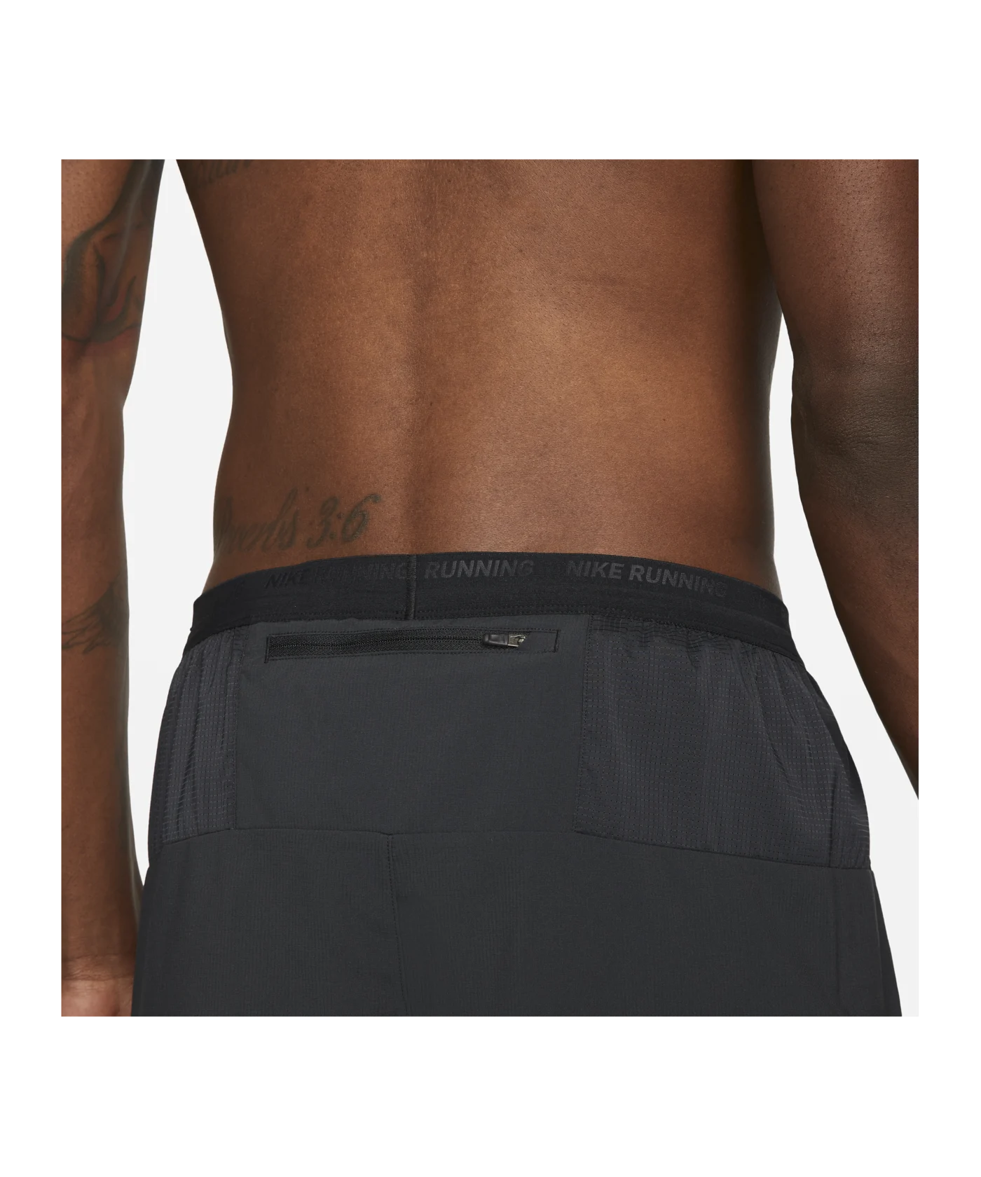 Nike Stride 5inch Short Running Schwarz F010