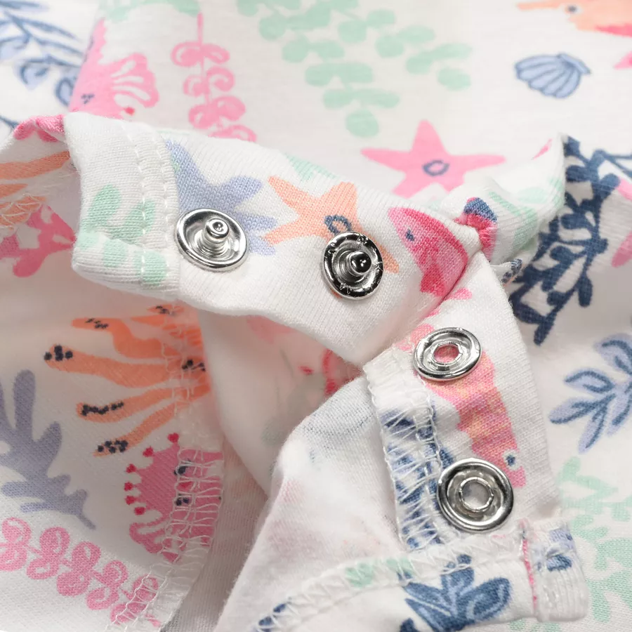 Staccato T-Shirt ocean gemustert