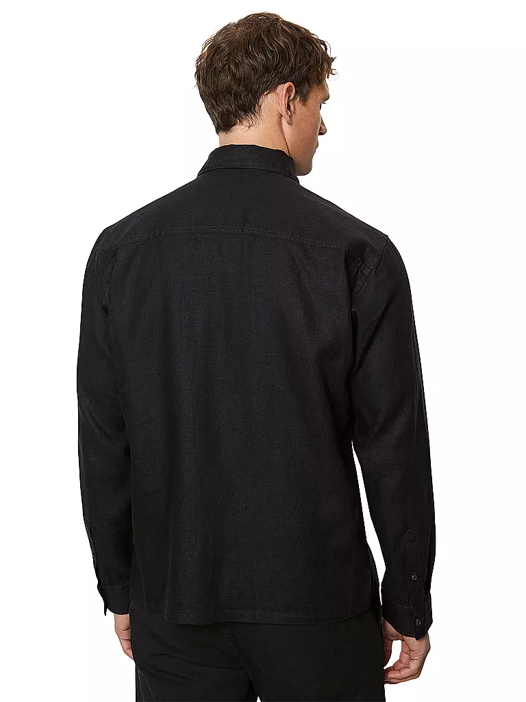 MARC O'POLO Overshirt  schwarz