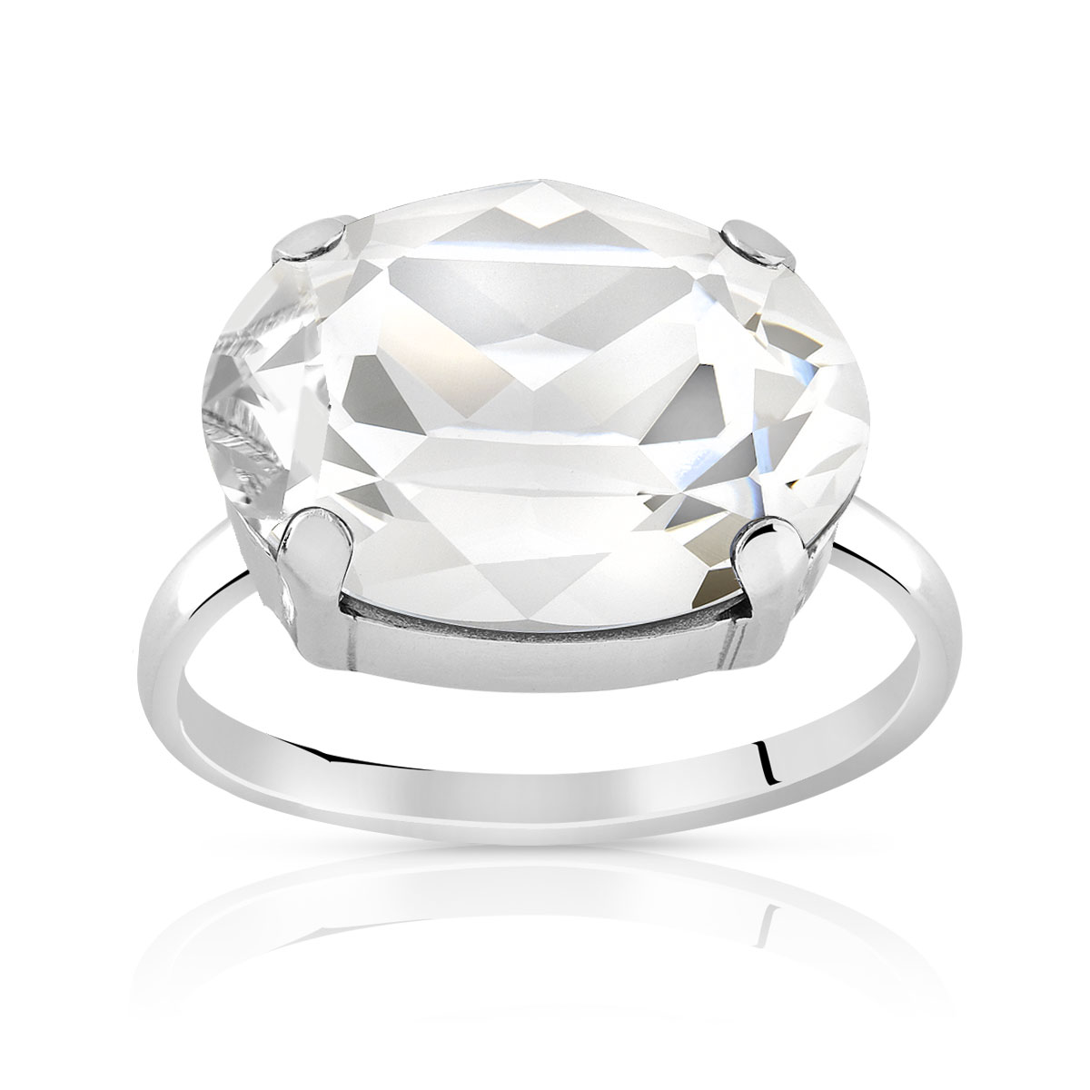Bague argent 925 cristal