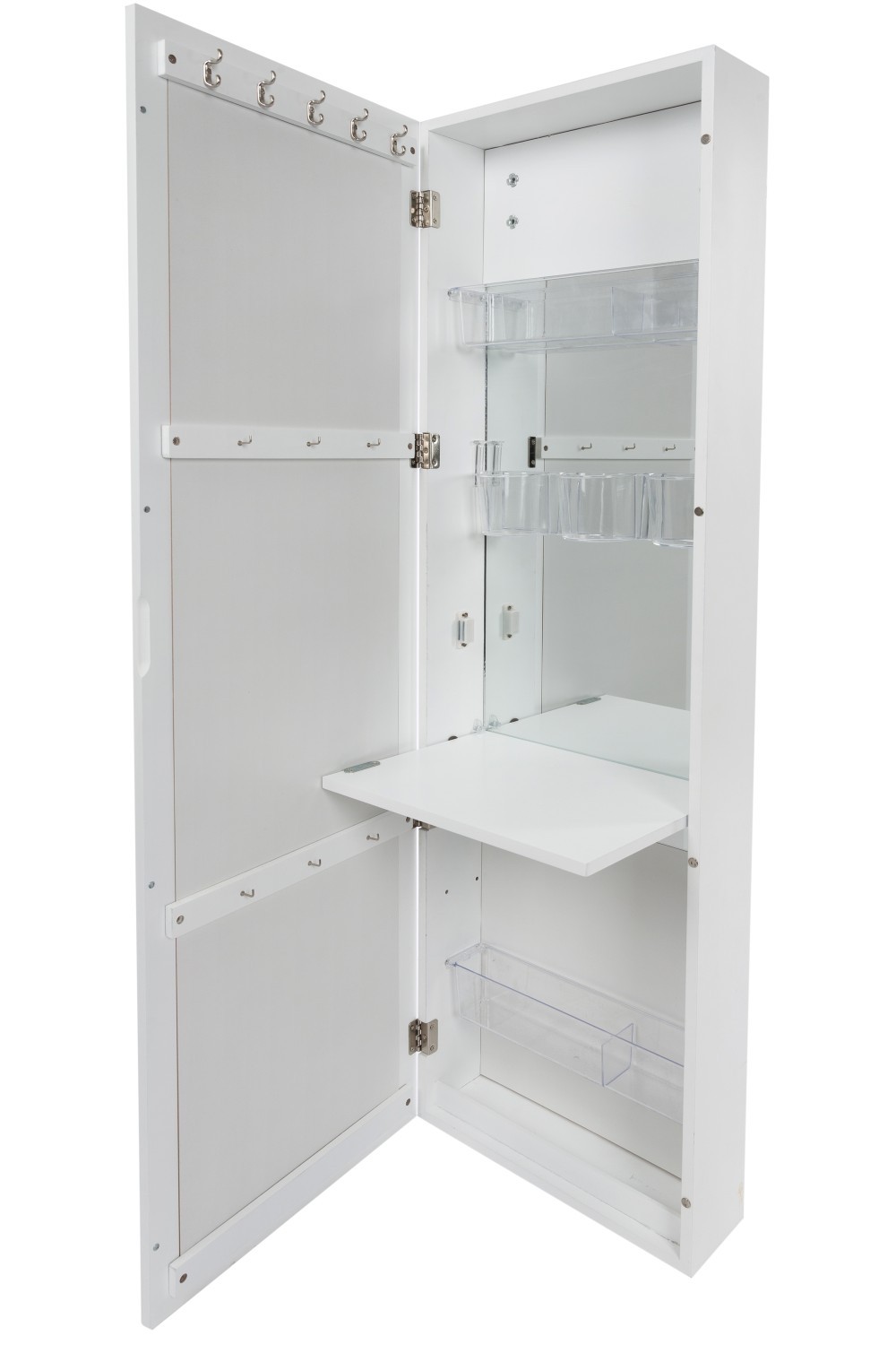 Schminkschrank ARIOLA - weiß - mit Spiegel