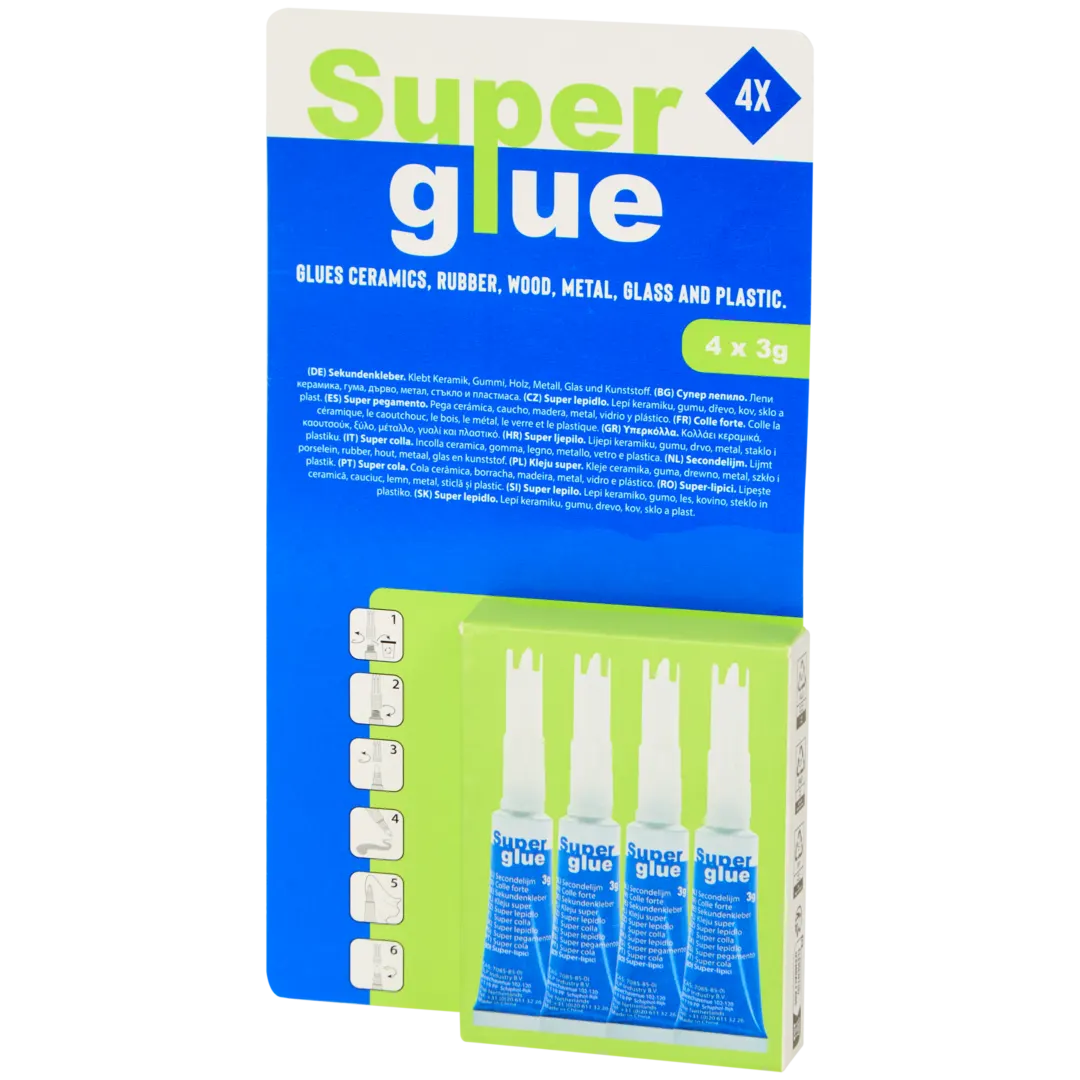 Superlijm 4 stuks