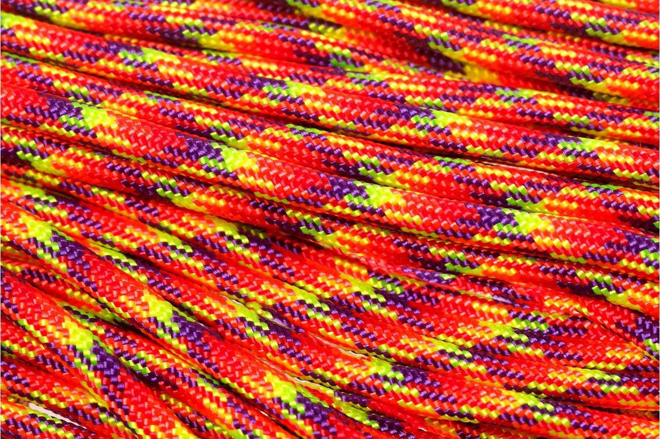 Knivesandtools 550 paracord type III, kleur: phoenix sunrise, 25 ft (7,62 m)