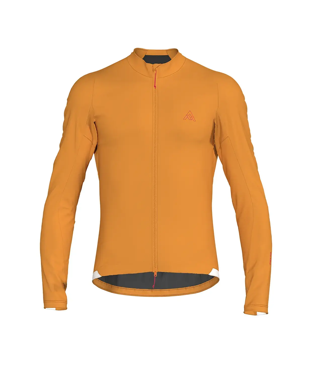 7mesh S2S Fietsshirt Lange Mouwen Oranje Heren