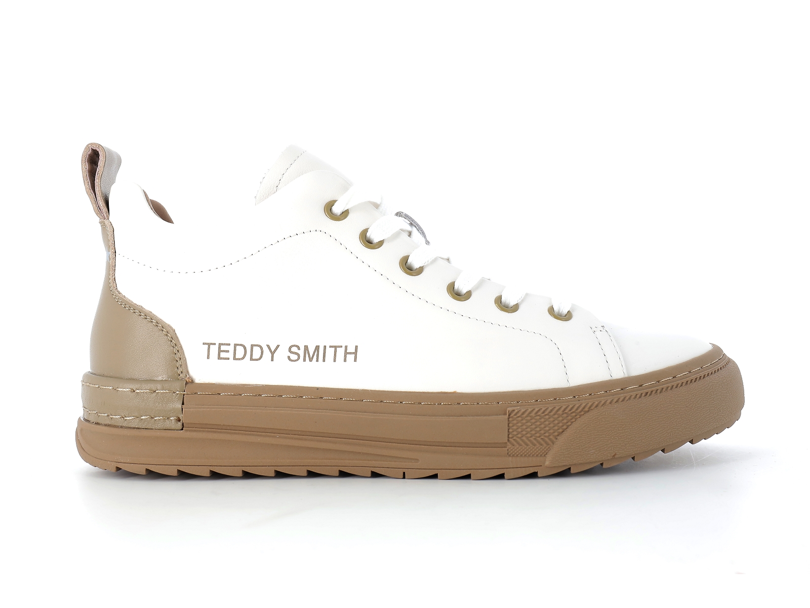 Teddy smith-71648 Cuir Blanc Beige