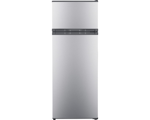 PKM GK212 SI koel-vriescombinatie, afmetingen (B x H x D): 54,50 x 143,00 x 55,50 cm, koelgedeelte: 169 l, vriesgedeelte: 37 l