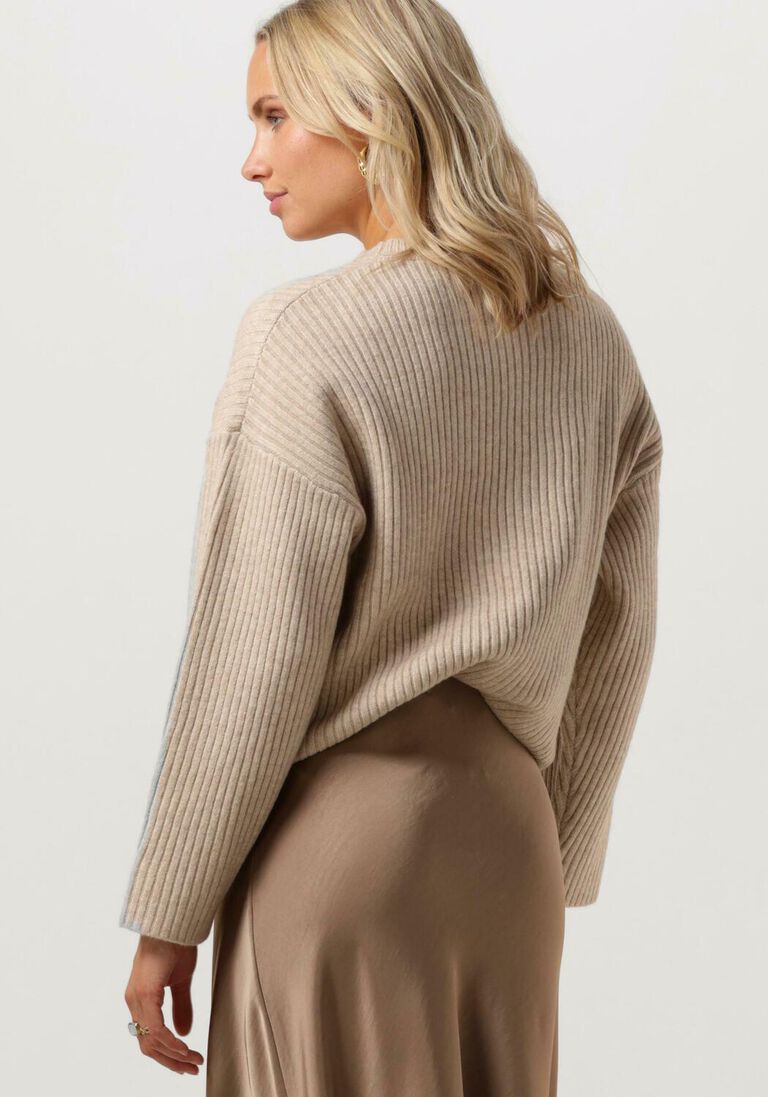 CO\\'COUTURE ecru co'couture trui row box o-knit