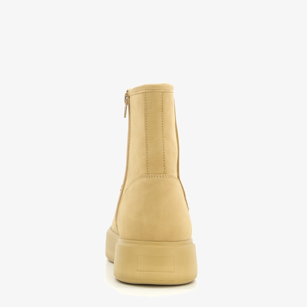Blue Box dames enkellaarsjes beige