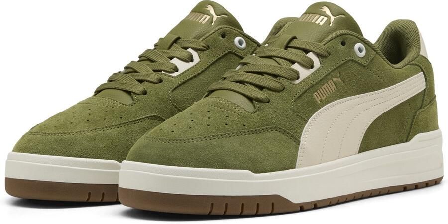 PUMA Shuffle Downtown SD Unisex Sneakers Olive Green-Alpine Snow