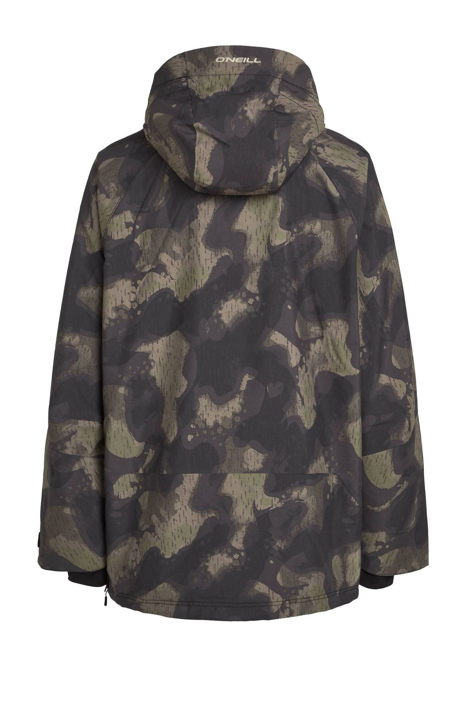 O'Neill ski anorak zwart/groen/beige