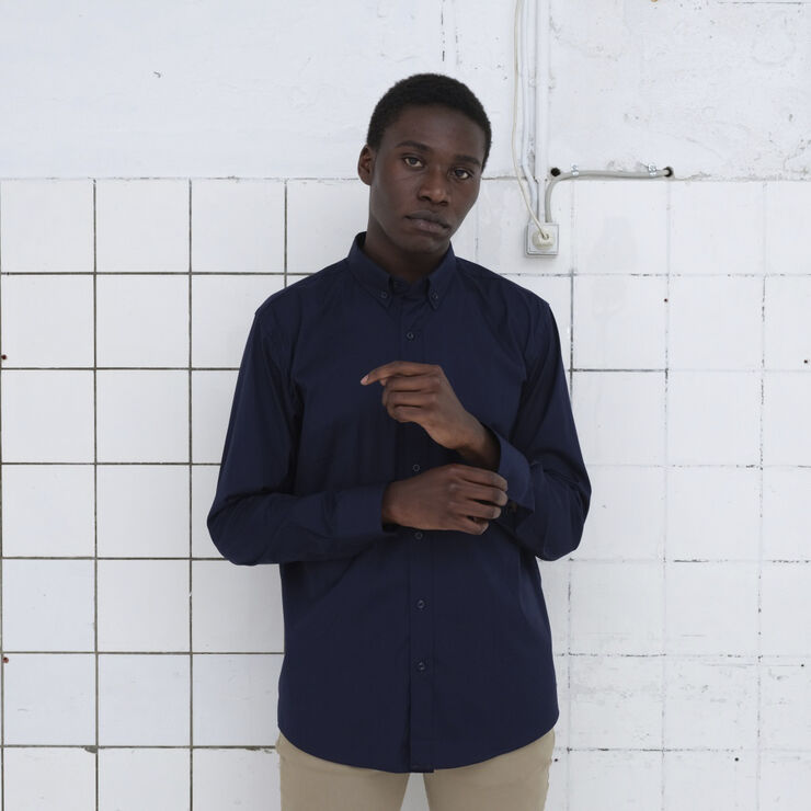 By Garment Makers The Organic Shirt Navy