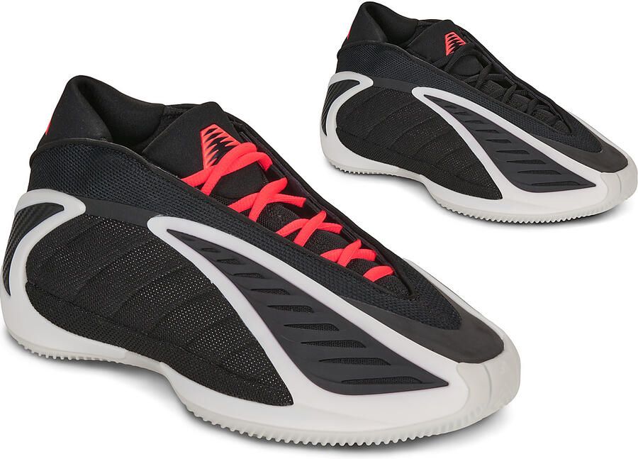 Adidas Anthony Edwards Sneakers Heren Zwart 2 3 Mesh Synthetisch