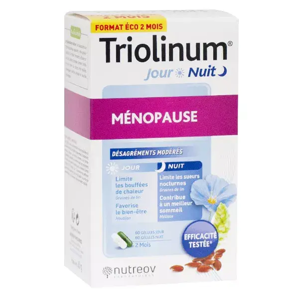Nutreov Physcience Triolinum Dia e Noite 120 cápsulas