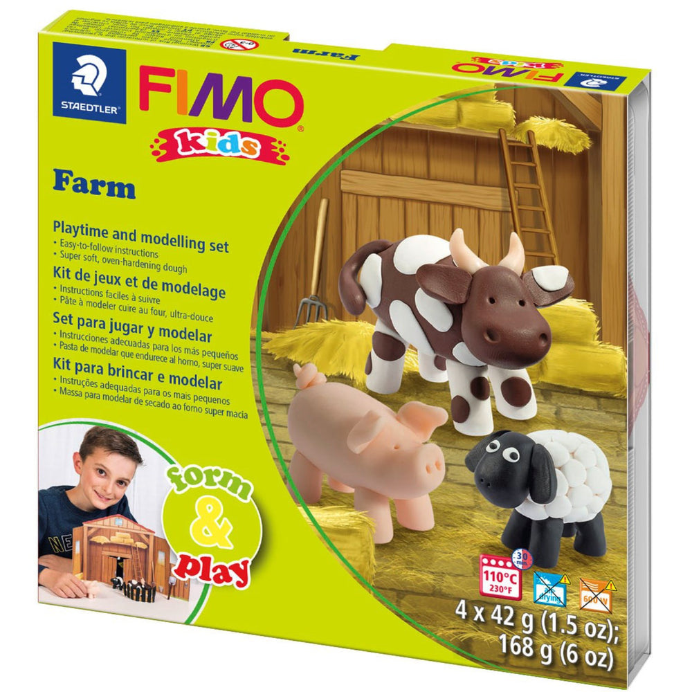 Køb Staedtler Modellervoks Fimo Kids Farm